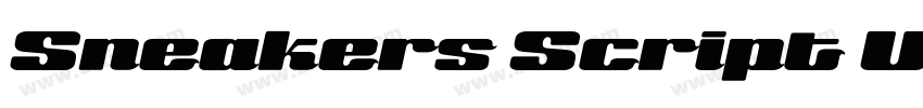 Sneakers Script Ultr字体转换